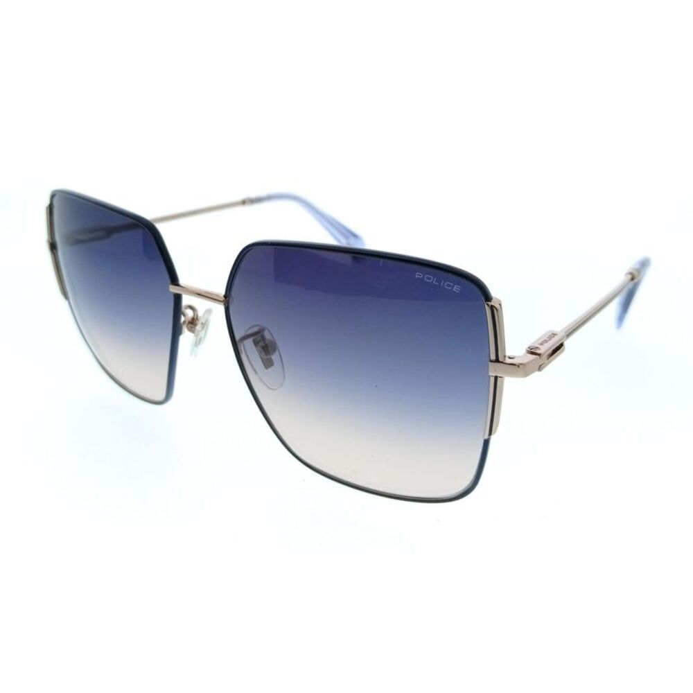 POLICE PLF34 0 Blue Square Womens Sunglasses